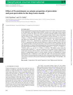Effect of Fe-enrichment on seismic properties of perovskite and post