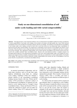 Study on one-dimensional consolidation of soil under cyclic loading