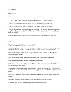 STUDY GUIDE I. Introduction What are some fundamental