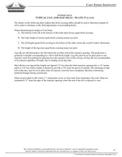 DESIGN TIPS &ndash; TECHNICAL BULLETIN #50