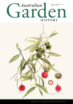 AGH Index v.1-20 - Australian Garden History Society