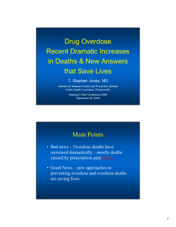 Drug Overdose Epidemic