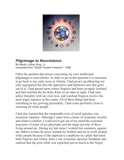 Pilgrimage to Nonviolence