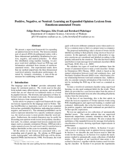 Positive, Negative, or Neutral: Learning an Expanded Opinion
