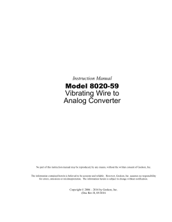 8020-59 VW to Analog Converter