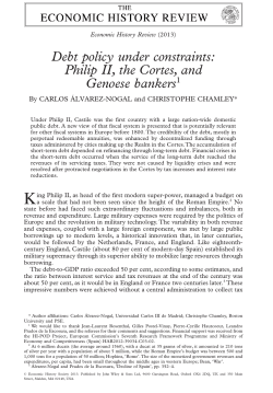 Debt policy under constraints: Philip II, the Cortes, and