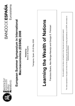 Learning the Wealth of Nations