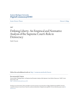 Defining Liberty: An Empirical and Normative Analysis