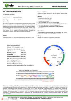 Alleleustrious pmTFP1-clathrin is a mammalian expression vector