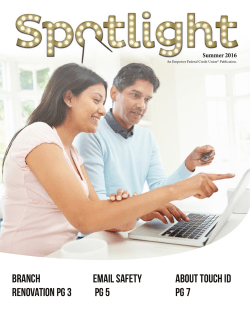 Summer 2016 - Empower Federal Credit Union