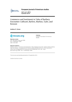 European journal of American studies, Vol 9, no 2 | 2014