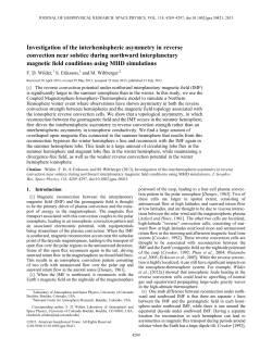 Investigation of the interhemispheric asymmetry in reverse