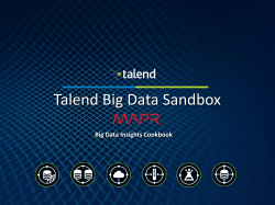 Talend Big Data Sandbox