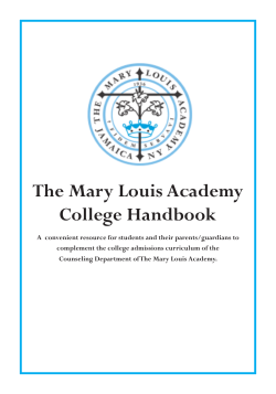 College_Handbook(1) - The Mary Louis Academy