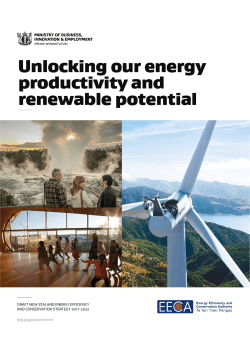 draft New Zealand Energy Efficiency and Conservation
