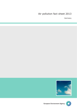 Germany air pollution country fact sheet