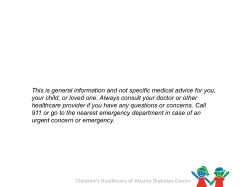 Children`s Healthcare of Atlanta