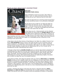 Plenty to learn about man`s smartest friend