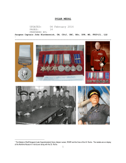 British Polar Medal - Canadian Orders Decorations and Medals