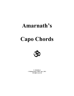 Amarnath`s Capo Chords