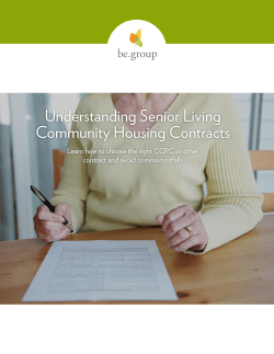 Understanding Senior Living Community Housing