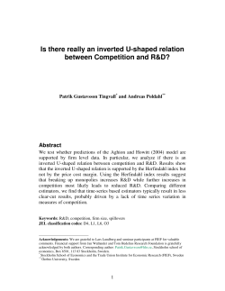 Is there really an inverted U-shaped relation between Competition