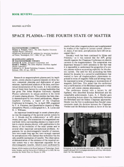 space plasma-the fourth state of matter