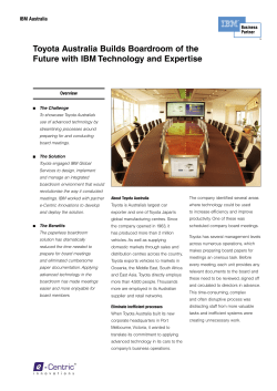 Read more about our Electronic Boardroom - e