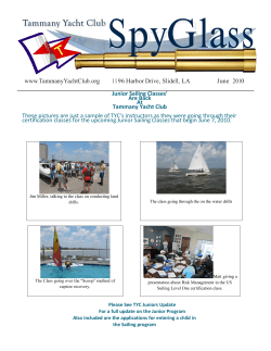 June - Tammany Yacht Club