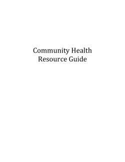 Community Health Resource Guide