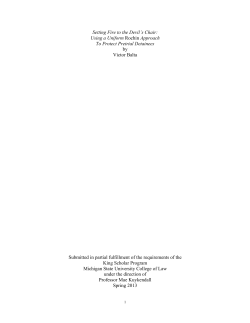 Setting Fire to the Devil`s Chair: Using a Uniform Rochin Approach