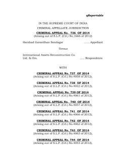 Crl.A. No. 736/2014 - Supreme Court of India
