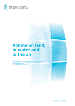Robots on land, in water and in the air