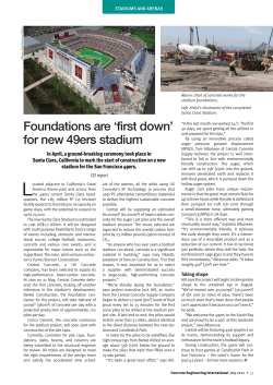 Foundations are `first down` for new 49ers stadium