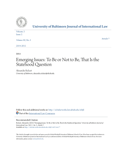 - ScholarWorks - University of Baltimore