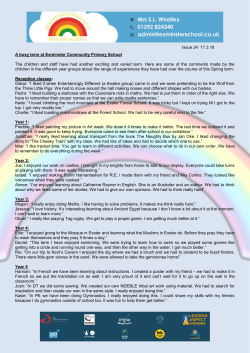Issue 24 17.3.16 - Exminster Primary School