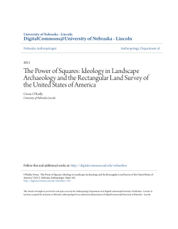 The Power of Squares: Ideology in Landscape Archaeology and the