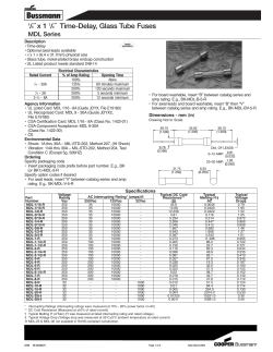 BK/MDL-1/4-R Datasheet