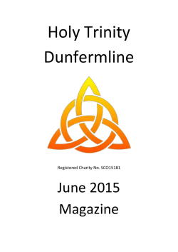 June - Holy Trinity Church, Dunfermline