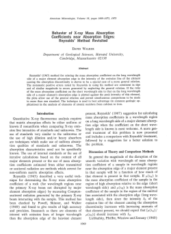Behavior of X-ray Mass Absorption Coefficients near