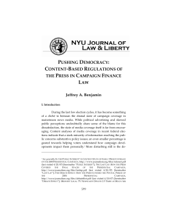 Pushing Democracy - NYU School of Law
