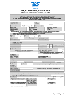 DIRE&Ccedil;&Atilde;O DE SEGURAN&Ccedil;A OPERACIONAL