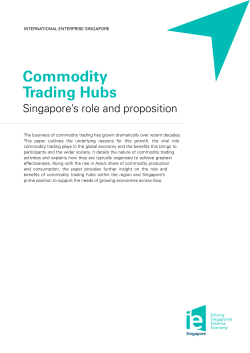 Commodity Trading Hubs
