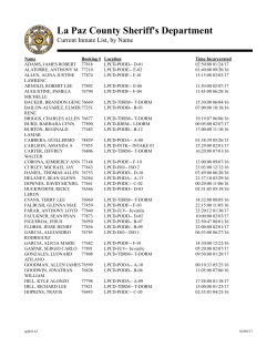 La Paz County Sheriff`s Department