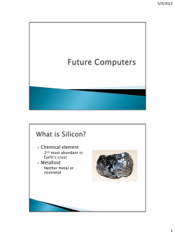 Chemical element Metalloid