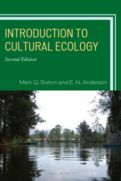 introduction to cultural ecology