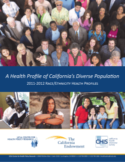 2011-2012 Race/Ethnicity Health Profiles