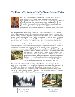 Church History - St. Augustine`s-in-the