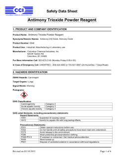 Antimony Trioxide Powder Reagent