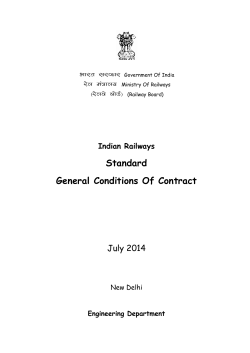 Standard General Conditions Of Contract